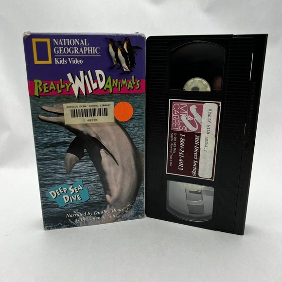 National Geographic Really Wild Animals: Deep Sea Dive VHS Tape Vintage - Picture 1 of 1